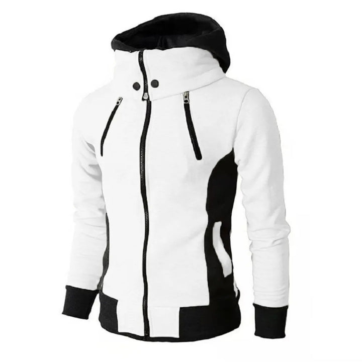 Men's Zip UP Hooded Jacket  Sports Sweatshirt Jacket